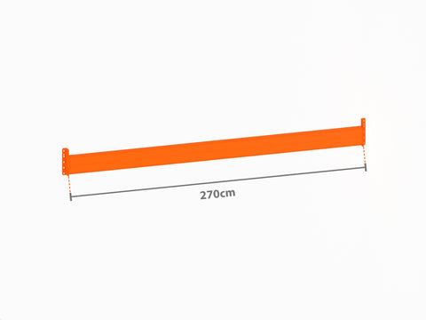 Traverse 270cm - 120x50x1.5 - Fachlast 3.000kg - inkl. Aushängesicherung