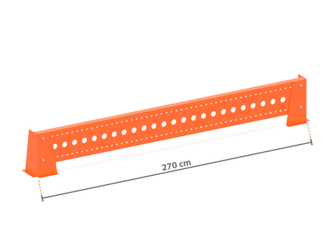 Anfahrschutz Rammschutzplanke 270cm lang, 40cm hoch