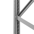 Palletenregal Fachwerk und Ständer / Steher Detailansicht