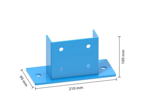 10.4m Palettenregal mit 15.000kg Feldlast | 110cm tief | 3.0m hoch | 2 Ebenen für 33 Europaletten